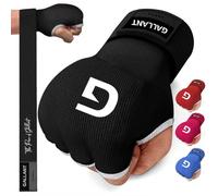 Gallant Boxing Wraps - Gel Hand Wraps Boxing Inner Gloves - 75cm Long Wrist Wrap - Elasticated, Fist Protection For Martial Arts, Muay Thai, MMA, Punching - Fits Men Women Kids - Black, XL