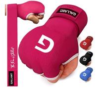 Gallant Boxing Wraps - Gel Hand Wraps Boxing Inner Gloves - 75cm Long Wrist Wrap - Elasticated, Fist Protection For Martial Arts, Muay Thai, MMA, Punching - Fits Men Women Kids - Pink, L