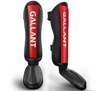 Gallant Muay Thai Shin Guards - PU Leather, Gel-Infused, Leg Instep Protection MMA Shin Guards for Kickboxing, Martial Arts Exercise, Weightlifting, Sparring - Shin Pads for Men and Women