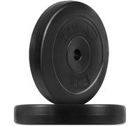 Gallant Weight Plates - 100kg Standard 1 Inch Vinyl Weights Discs 10kg X 10 = 100kg Set For Men Women - Weight Plate Set Lifting Dumbbells Barbell Home Gym Fitness Training Equipment