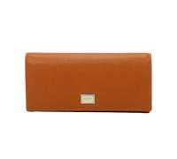 Gallantry Women's Loulou Wallet with Grained Effect and Signature Metal Plate