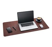 Gallaway Leather Desk Pad - (92 x 43 cm) Desk Mat Accessories for Women Men Desk Protector Extended Mouse Pad for Office/Home Accessories Writing Pad for Top of Desks (Dark Brown)