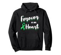 Gallbladder Cancer Awareness Ribbon Loss Loving Remembrance Pullover Hoodie