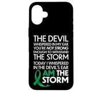 Gallbladder Cancer Warriors I Am The Storm, I Will Survive Case for iPhone 16 Plus