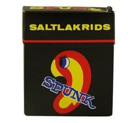 Galle Jessen | Danish Salty Liquorice Sweets | Pastilles | Pocket Size | Spunk Salt | 23g
