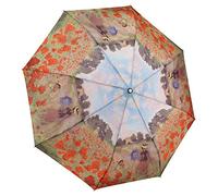 Galleria Art Print Auto Open & Close Folding Umbrella - Field Of Poppies By Monet