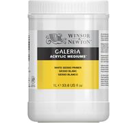 1L Galleria White Gesso Primer - Ideal for Achieving Professional Art Finishes