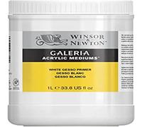 Galleria White Gesso Primer 1L Art Painting Canvas Prep Acrylic Medium