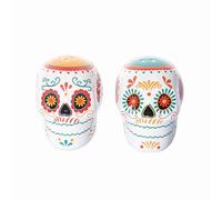 Gallerie II Sugar Skull Salt & Pepper Shaker S/2 Multicolored