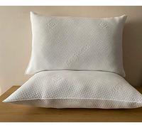 Galleries Cool Touch Pillows 100% Foam Filling Knitted Outer Cover Head Neck Comfort Memory Foam Pillows (Pack of 2)