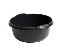 Galleries Plastic Colorful Washing Up Bowl Round Shape 28,32,36 cm Plastic Bowls Kitchen Basin Sink (Darkish Grey, 28 CM)