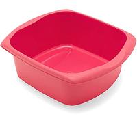 Galleries Rectangular Plastic Large Washing Up Bowl 9.5 Litre Size (Pomegranate)