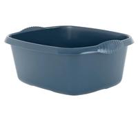 Galleries Rectangular Washing Up Bowl Plastic, Kitchen Basin Sink Cutlery Tidy Bowl (Navy)