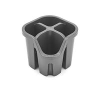Galleries Signature Cutlery Drainer Kitchen Sink Drying Rack Holder Utensils Caddy (Metallic)