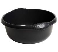 Galleries Swing Bin, Rectangular / Square Bowl, Dish Drainer, Cutlery Tray, Caddy, Hipster Basket - Mid-night Black (Darkish Grey) (36cm Round Bowl)