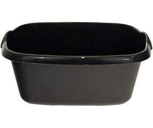 Galleries Swing Bin, Rectangular / Square Bowl, Dish Drainer, Cutlery Tray, Caddy, Hipster Basket - Mid-night Black (Darkish Grey) (Rectangular Bowl)