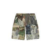 GALLERY DEPT. patchwork camouflage shorts - Green M