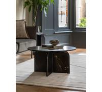 Gallery Direct Amalfi Marble Coffee Table Black