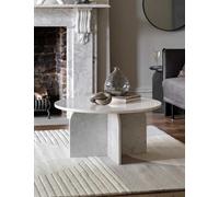 Gallery Direct Amalfi Marble Coffee Table White