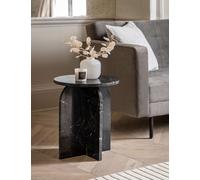 Gallery Direct Amalfi Round Side Table Black