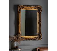 Gallery Direct Carved Louis Extra Large Rectangular Mirror Gold