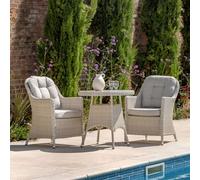 Gallery Direct Holton Rattan Bistro Garden Furniture Set, Size 2 Seater