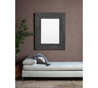 Gallery Direct Kakuda Extra Large Rectangular Wall Mirror Black