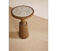 Gallery Direct Marble Top Side Table Natural