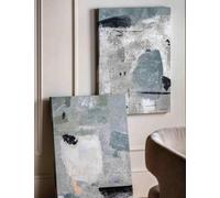 Gallery Direct Set of 2 Insight Canvases Duck Egg