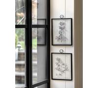 Gallery Direct Set of 2 Petiole Framed Art Black