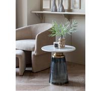 Gallery Direct Seville Round Side Table Blue