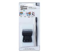Gallery Glass, 4 Piece Tool Set Perfect for Stained Glass DIY Arts and Crafts, 19739, Multicolor