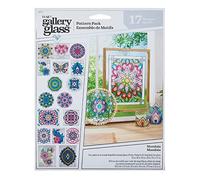 Gallery Glass, Mandala 3 Piece Pattern Set Perfect for Stained Glass DIY Arts and Crafts, 19771