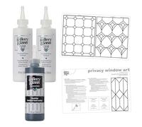 Gallery Glass, Privacy Window Stained Glass Pattern Pack, for DIY Arts and Crafts, Perfect for Beginners and Artists, PROMOGGPW22, 236 ml, 4 Piece