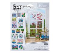 Gallery Glass, Scenery 3 Piece Pattern Set Perfect for Stained Glass DIY Arts and Crafts, 19773