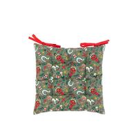 Gallery™ Green Nutcracker Indoor Square Seat Pad (L)40Cm X (W)40Cm