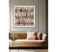 Gallery Home Wines of the World Square Framed Art Multi