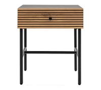Gallery Interiors Harlow 1 Drawer Bedside