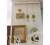 Gallery Rail Hardware, Heavy Duty Wall Hanging Picture Frames Rod System with End Caps, Home Photos Wire Display Track