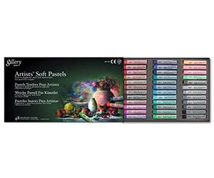 Gallery Soft Pastel Set, Thickness 1 cm, L: 6,5 cm, asstd Colours, 48asstd