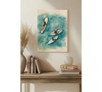 galleryply Waiting On The Wave I Wood Art Print Plywood Wall Art