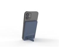 Gallevant 5000mAh Magnetic Wireless Power Bank: Compact, Stylish, Multi-Device Charging, Built-in Kickstand and USB-C Port - Portable, Fast Charging for iPhone & Android - Navy