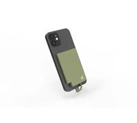 Gallevant 5000mAh Ultra Slim Portable Charger, Magnetic Attached Power Bank, Built-in Lightning Cable, Compatible with iPhone 14 & Earlier Models, TSA Travel Approved, Lightweight (Olive)