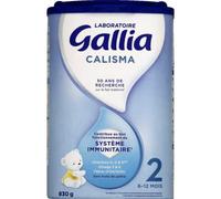 GALLIA Calisma 2nd Age 6 to 12 Months - Box of 830g