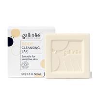Gallinée - Soap-Free Cleansing Bar - Award-Winning Soap - With Prebiotics & Lactic Acid - Multi-use as a Body Soap or Face Cleanser - Dermatologically Tested & Made in France - 100g