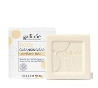 Gallinée - Soap & Perfume-Free Cleansing Bar - With Prebiotics & Lactic Acid - Multi-use as a Baby soap or Feminine Wash - Dermatologically & Gynecologically Tested Cleansing Bar - 100 g