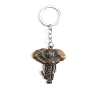 Gallkeat Elephant Keychain, Cute Travel Elephant Keyring, Good Luck Novelty Keyring, Safe Travels Gifts for Travellers, Men, Women