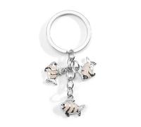Gallkeat Fish key ring, lucky charm for children, sea creatures, decorative ocean keychain, pendant for handbags
