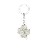 Gallkeat Four Leaf Clover Keychain Good Luck Keyring St. Patrick's Day Gift Irish Party Supplies Fortune Shamrock Charms Inspirational Gifts for Women Girl