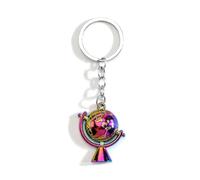 Gallkeat Globe Keychains Men Keyring Gifts Bag Charm Backpack Bags Luggage Purse Handbag Accessories Gifts for Men Women (color)